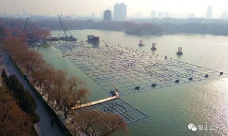 漂浮升降噴泉